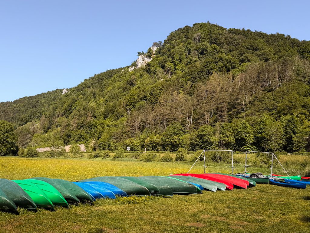 Canoeing on the Danube River